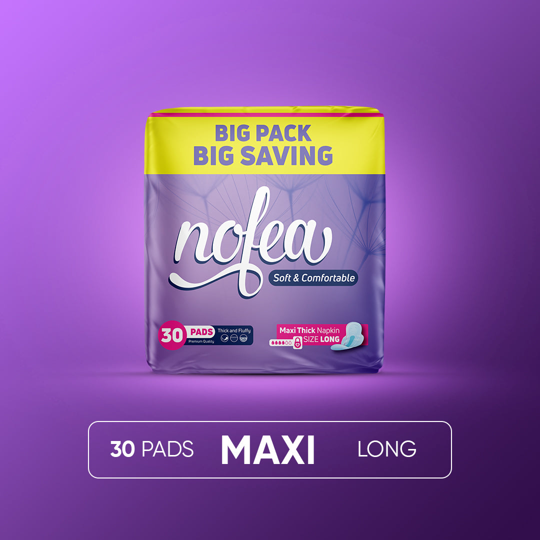 Maxi Thick Long - 30 Pads – Nofea
